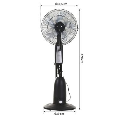 16 Inch Household Water Spray Ventilador Mist Fan with Copper Motor  Water Spray Mist Humidifier Cooling Fan