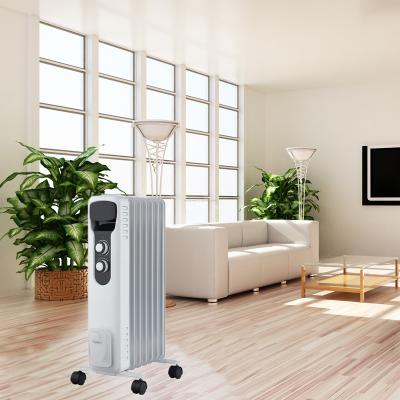 Indoor electrical oil heater 11 fins Mechanical portable filled radiator Oil heater with adjustable thermostat