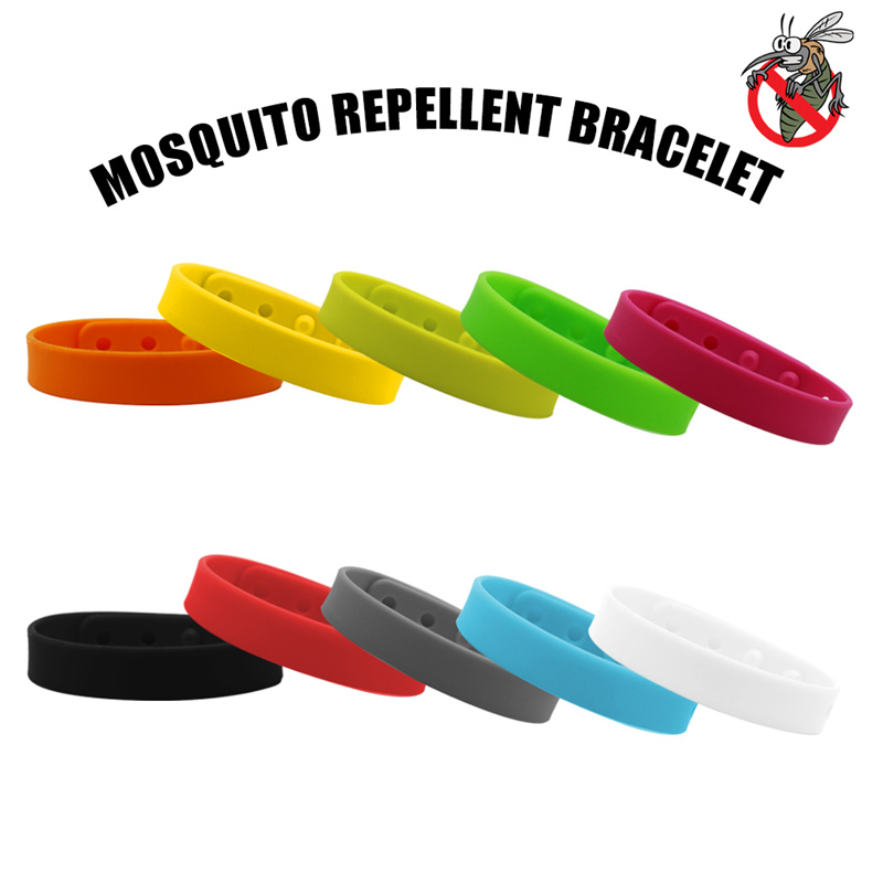 Silicone anti mosquito bracelet