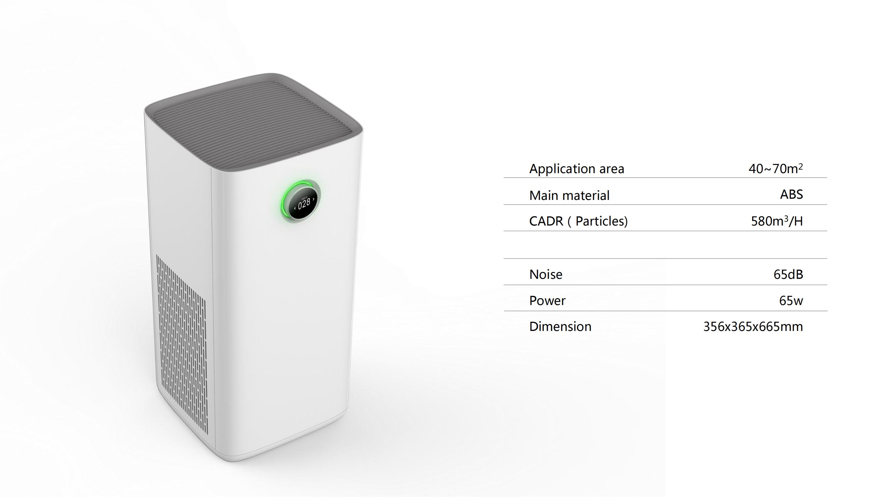 air purifier specification