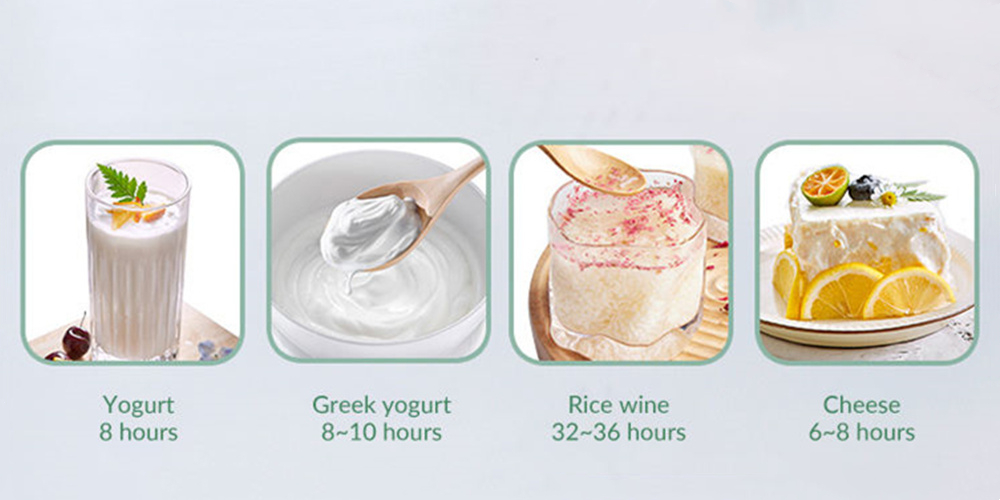 different kinds of yogurt