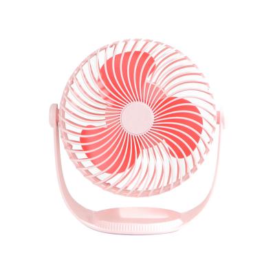 360° body roating+recirculating air for Portable Electric Fan USB Office Table Battery Powered Fan