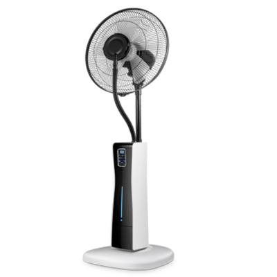 16 Inch Remote Control Electric Fan Stand Floor Humidifier Air Cooling Indoor Standing Spray Water Mist Fan