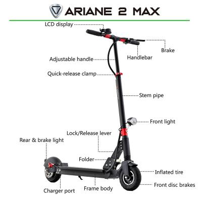 High Quality 350W 25 km/h Foldable Adults Scooter Portable Electric Scooters