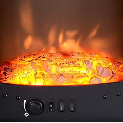 High quality freestanding electric indoor modern fireplace heater decor flame electric fireplace heater