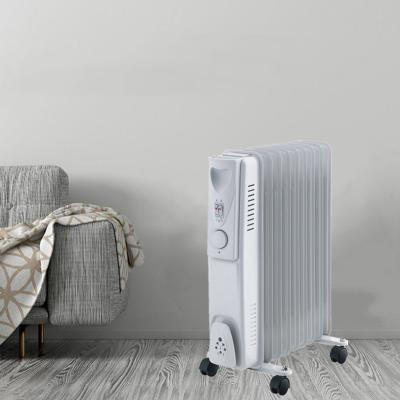Newest Design 2000W / 9 fins Indoor Freestanding Portable Electric Room Heater Home Filled Radiator Oil Room Heater