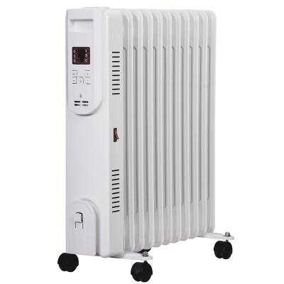 Hot Sale 1000W Home Use Oil Heaters Radiator Home Filled Radiator Electric Room Heater With 12h Timer And LED Display