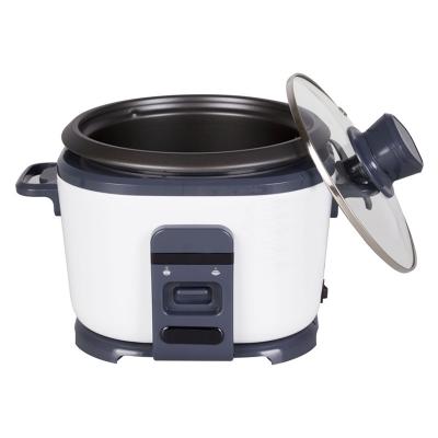700W 1.8L Hot sell multi electric rice cooker Square rice cooker with smart built in lid holder teamer