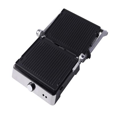 Detachable 4-slice press grill Electric Press grill with 105 degree &180 degree open electric contact grill