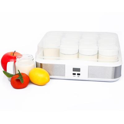 Hot Sales 12 cups Quality Automatic Yogurt Maker Homemade Yogurt Machine Commercial Greek Mini Electric Yogurt Maker