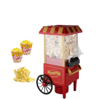 Electric Popcorn Machine Hot Air Popcorn Popper Electric Pop Corn Maker Healthy and Quick Snack for Party