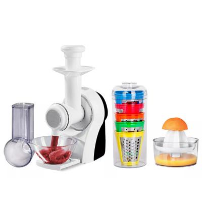 home use 3 in 1 food processor with ice cream maker slicer and citrus juicer salad maker with GS ETL approval