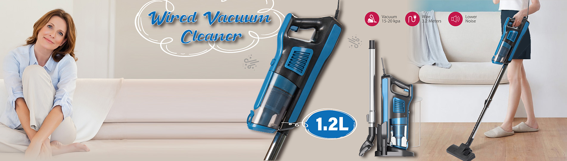 wired vacuum cleaner