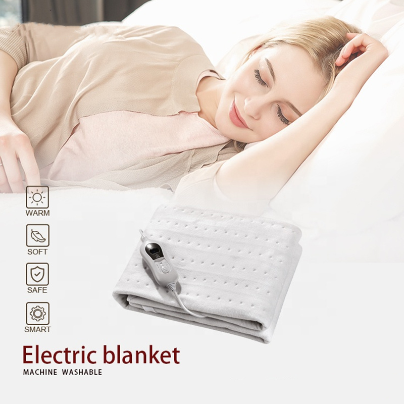 2021 hot sales high quality electric heated blankets electric blanket washable